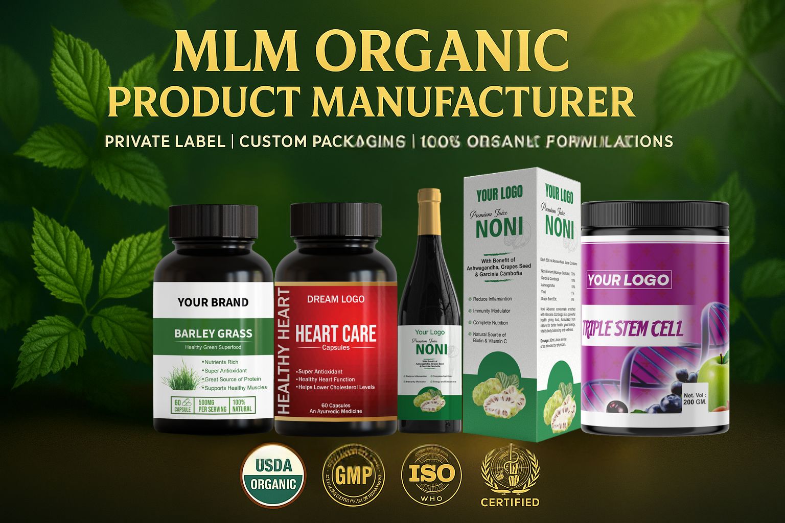MLM Organic Product Manufacturer